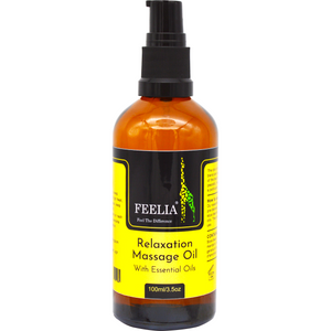 Relaxation Natural Massage Oil - 100ml - Feelia