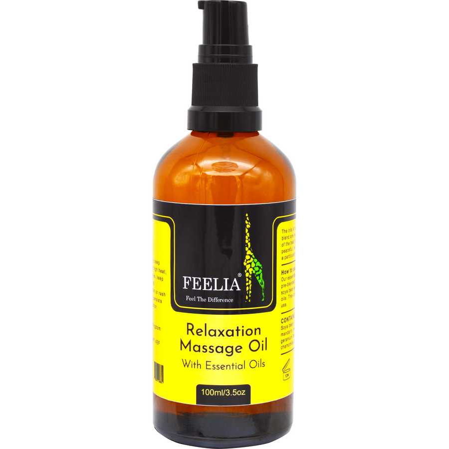 Relaxation Natural Massage Oil - 100ml - Feelia