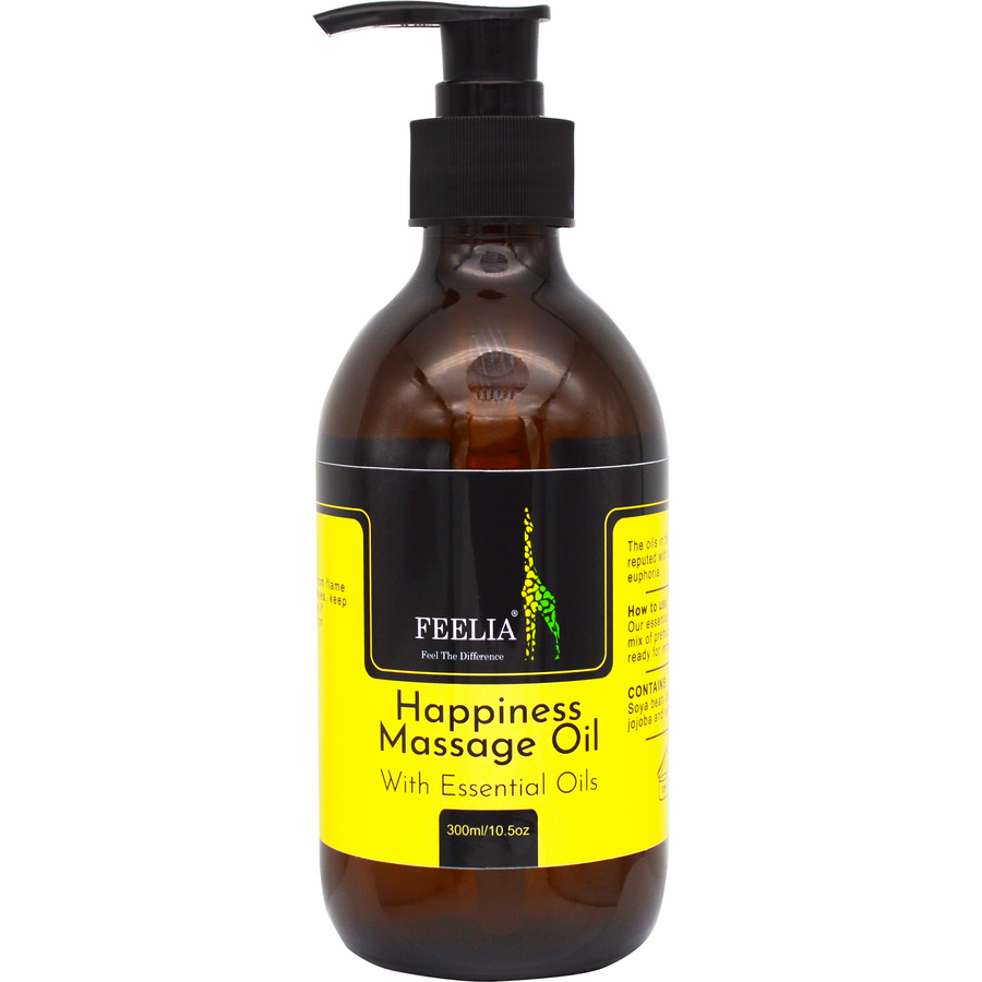 Happiness Natural Massage Oil - 100ml - Feelia