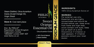 Sweet Orange Essential Oil - 50ml - Feelia