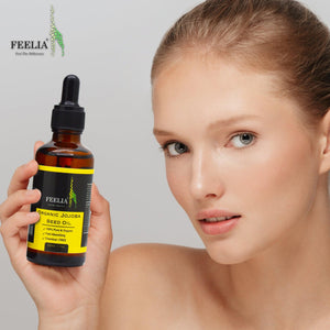 Organic Jojoba Seed Oil - Cold Pressed - 50ml - Feelia