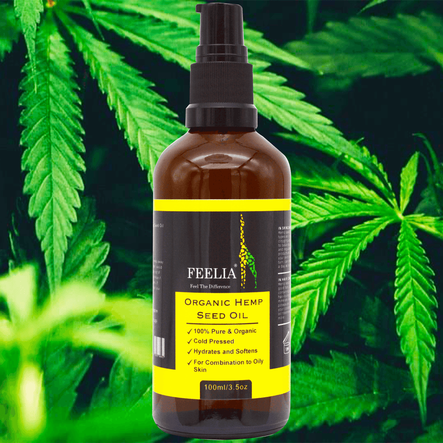 Organic Hemp Seed Oil 100ml, backround 