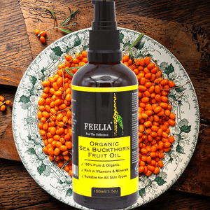 Organic Sea Buckthorn Fruit Oil - Cold Pressed - 100ml - Feelia