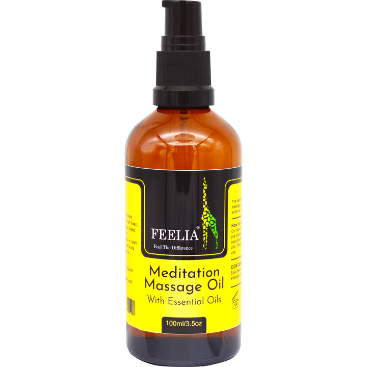 meditation massage oil 100ml, front