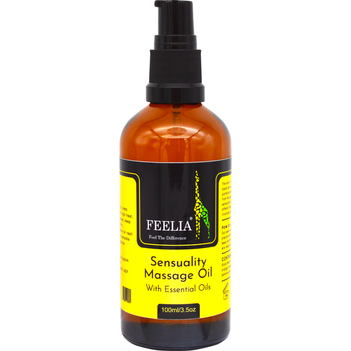 Sensuality Natural Massage Oil - 100ml - Feelia